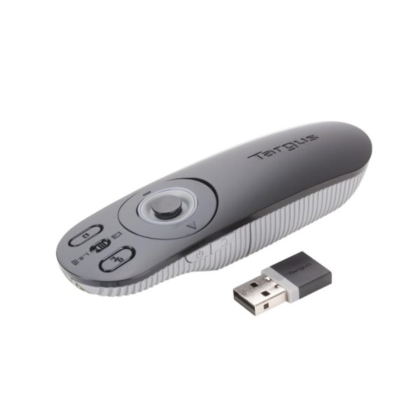 Mando De Presentación Multimedia USB Inalámbrico (Negro)