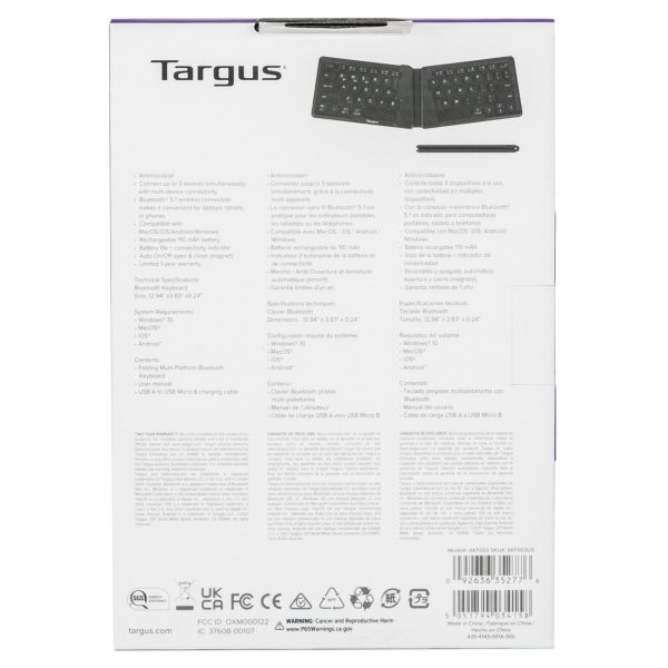 Teclado español foldable antimicrobial para tablets y celulares - Imagen 12