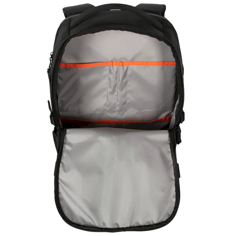Targus Terra EcoSmart 23L abierta e interior